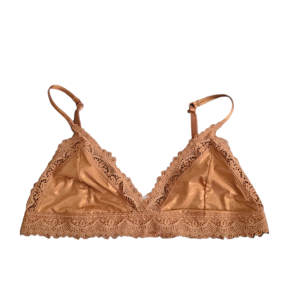 Shiny Bronze Bralette